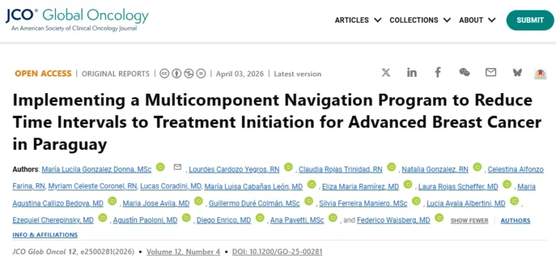 Darcy Burbage: Reducing Time to Treatment Initiation for Advanced Breast Cancer in Paraguay