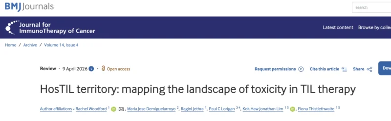Jonathan Lim: HosTIL Territory - Mapping Toxicity in TIL Therapy