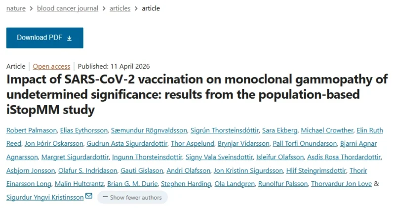 Myeloma Paper of the Day, April 12th, Suggested by Robert Orlowski