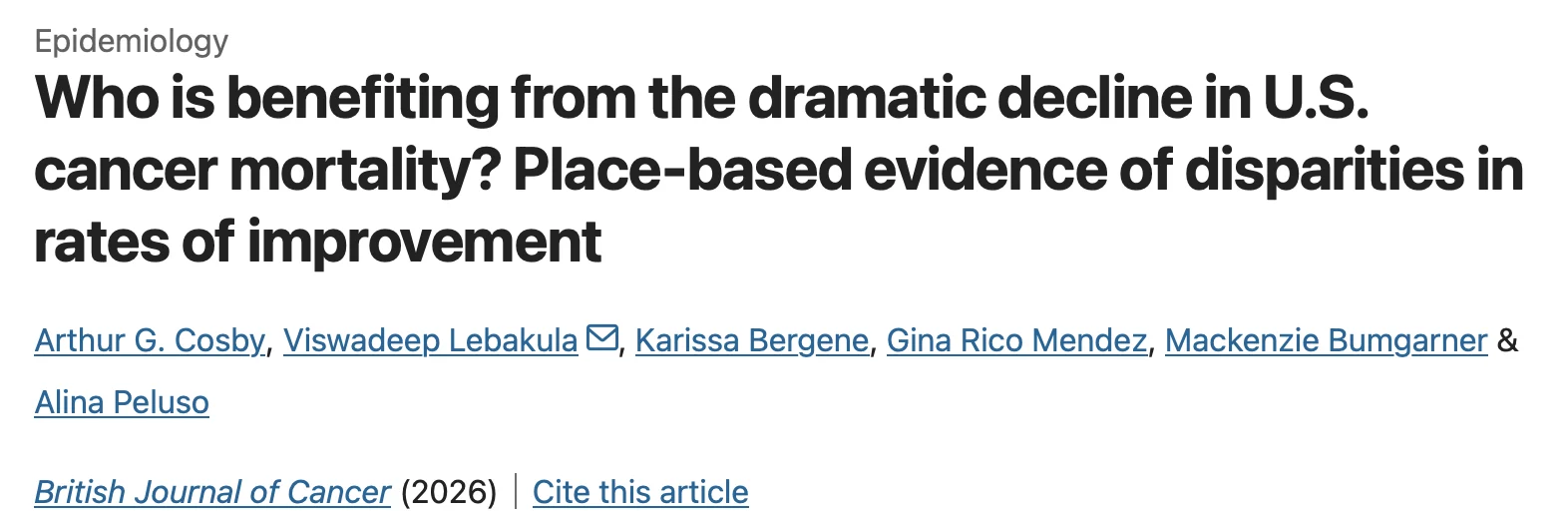 George Kumar: The Cancer Gap America Isn’t Talking About - Where You Live Determines Whether You Benefit