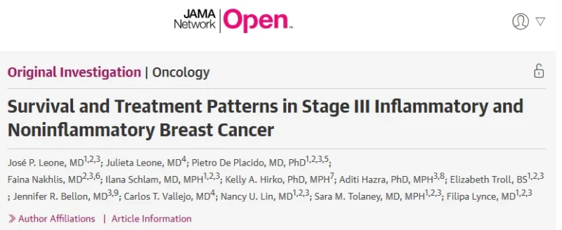 Aditi Hazra: Receipt of Guideline-Concordant Trimodality Therapy Is Not Consistent in Inflammatory Breast Cancer 2 Aditi Hazra: Receipt of Guideline-Concordant Trimodality Therapy Is Not Consistent in Inflammatory Breast Cancer