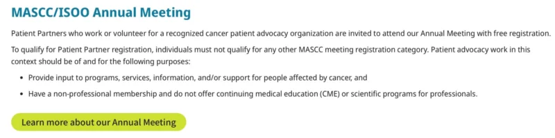 Hannah Wardill: Supporting Patient Partners and Consumers to Attend our Annual Scientific Meeting 2 Hannah Wardill