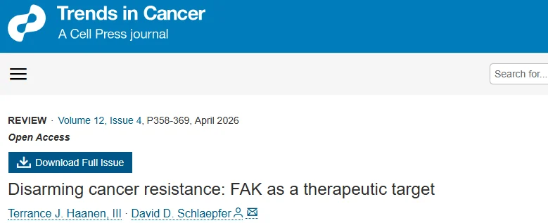 Darren Haywood: Our Paper on Cancer Planning Selected as Feature Article in Trends in Cancer