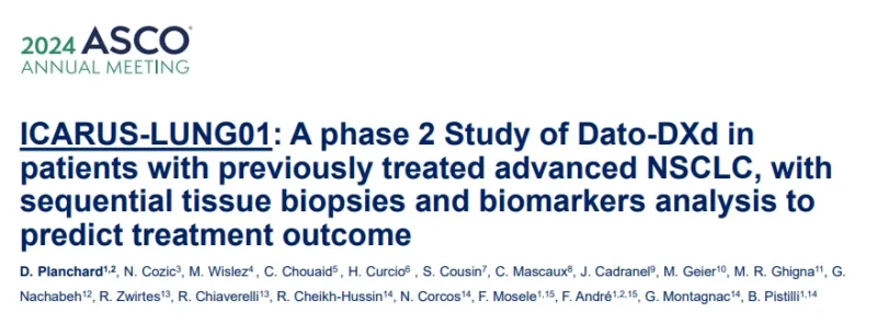 David Planchard: Sequential Biopsy Study in 100 NSCLC Patients Through the UNLOCK Program