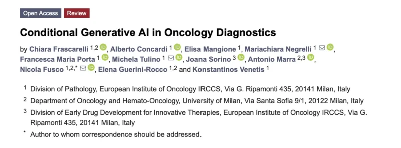 Nicola Fusco: Conditional Generative AI for Virtual Staining and Multimodal Pathology Support