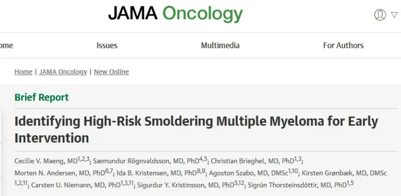 Myeloma Paper of the Day, April 24th, Suggested by Robert Orlowski