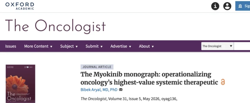 Bibek Aryal: The Myokinib Monograph - Operationalizing Oncology’s Highest-Value Systemic Therapeutic