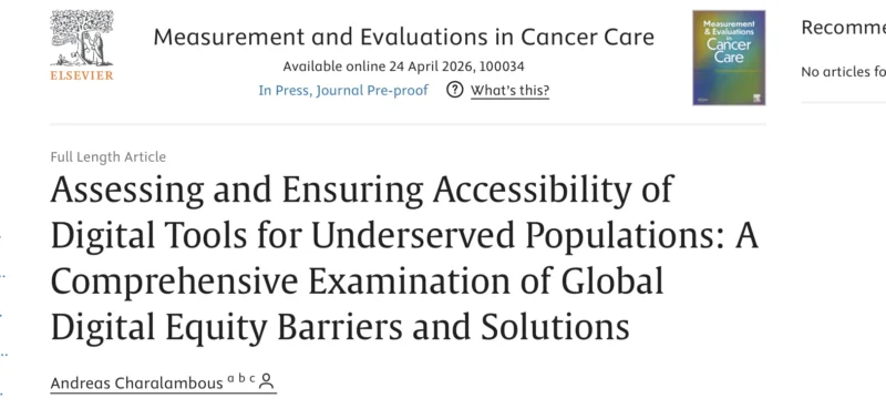 Andreas Charalambous: Assessing and Ensuring Accessibility of Digital Tools for Underserved Populations