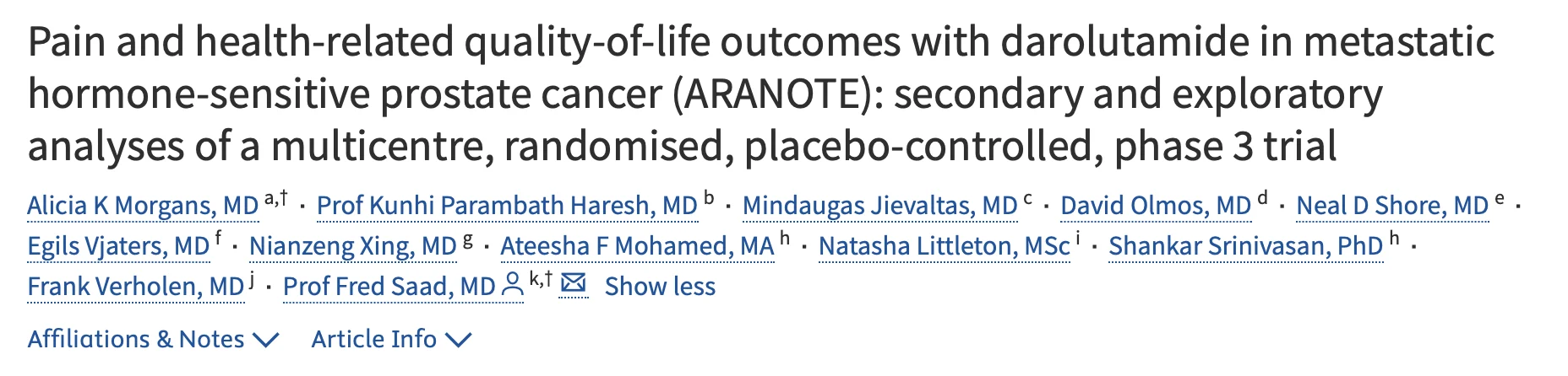 Katy Beckermann: Darolutamide Plus ADT vs Placebo Plus ADT in mHSPC