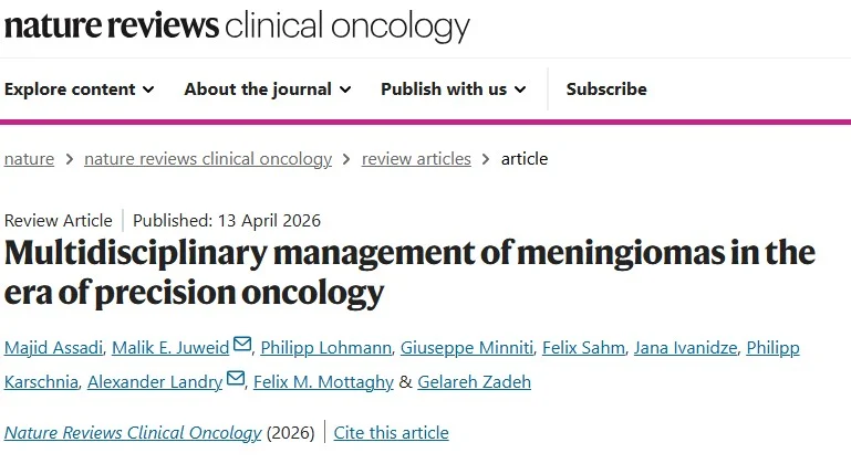 Elisabetta Bonzano: Multidisciplinary Management of Meningiomas Based on Novel Molecular Classification 2 meningioma