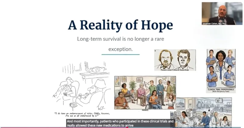 Jonathan Cohen: Inspiring Melanoma Symposium Highlighting Powerful Progress in Long Term Survival 2 Jonathan Cohen