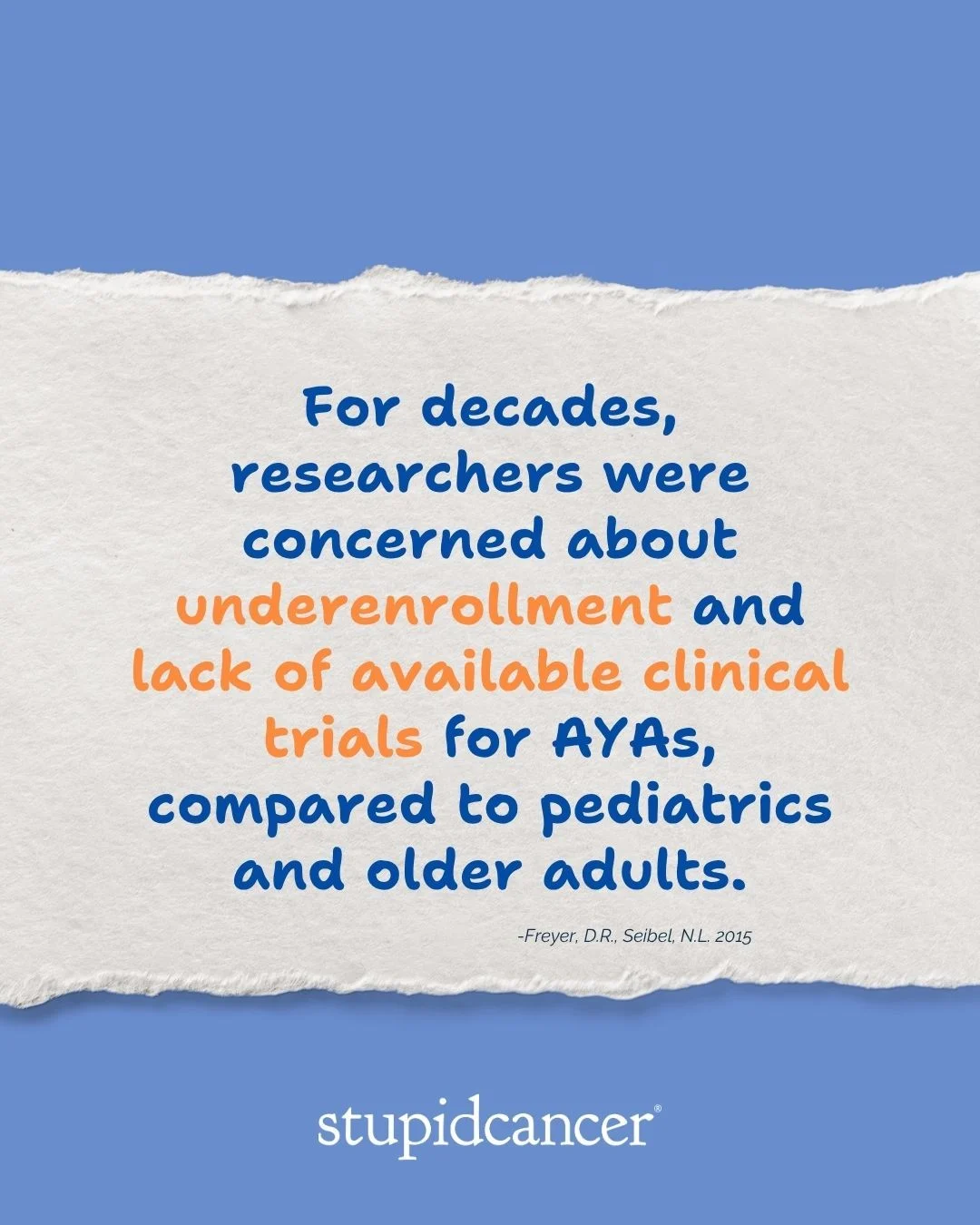 Changing the Narrative About Clinical Trial Participation for AYAs - Stupid Cancer
