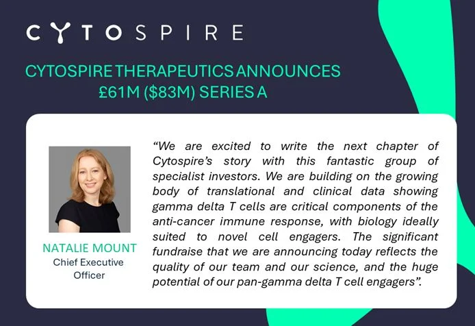 $83M to Unlock a New Generation of Cancer Immunotherapies - Cytospire Therapeutics Ltd