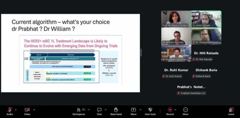Amol Akhade: Breast Cancer Update Webinar Attracts 155+ Oncologists Organized by OncoWisdom 2 Amol Akhade