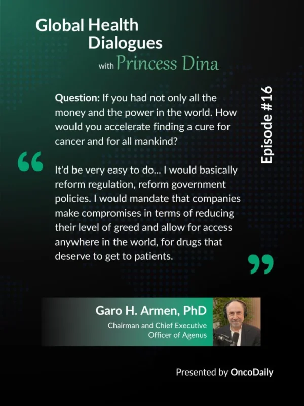 Princess Dina Mired: Episode 16 of Global Health Dialogues With Garo Armen 2 Princess Dina Mired
