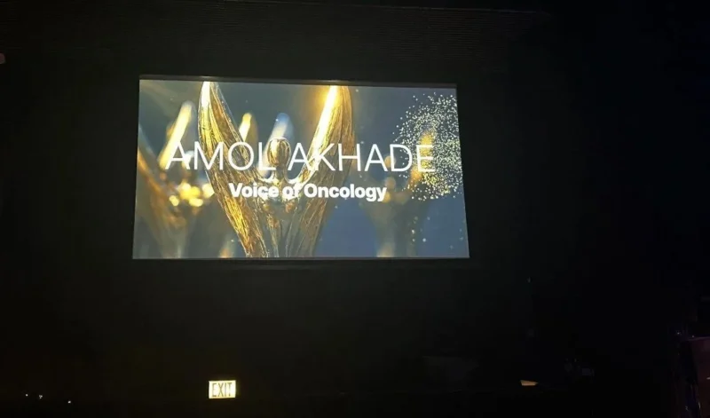 Amol Akhade: Honored to Receive the Voice of Oncology Award from OncoDaily