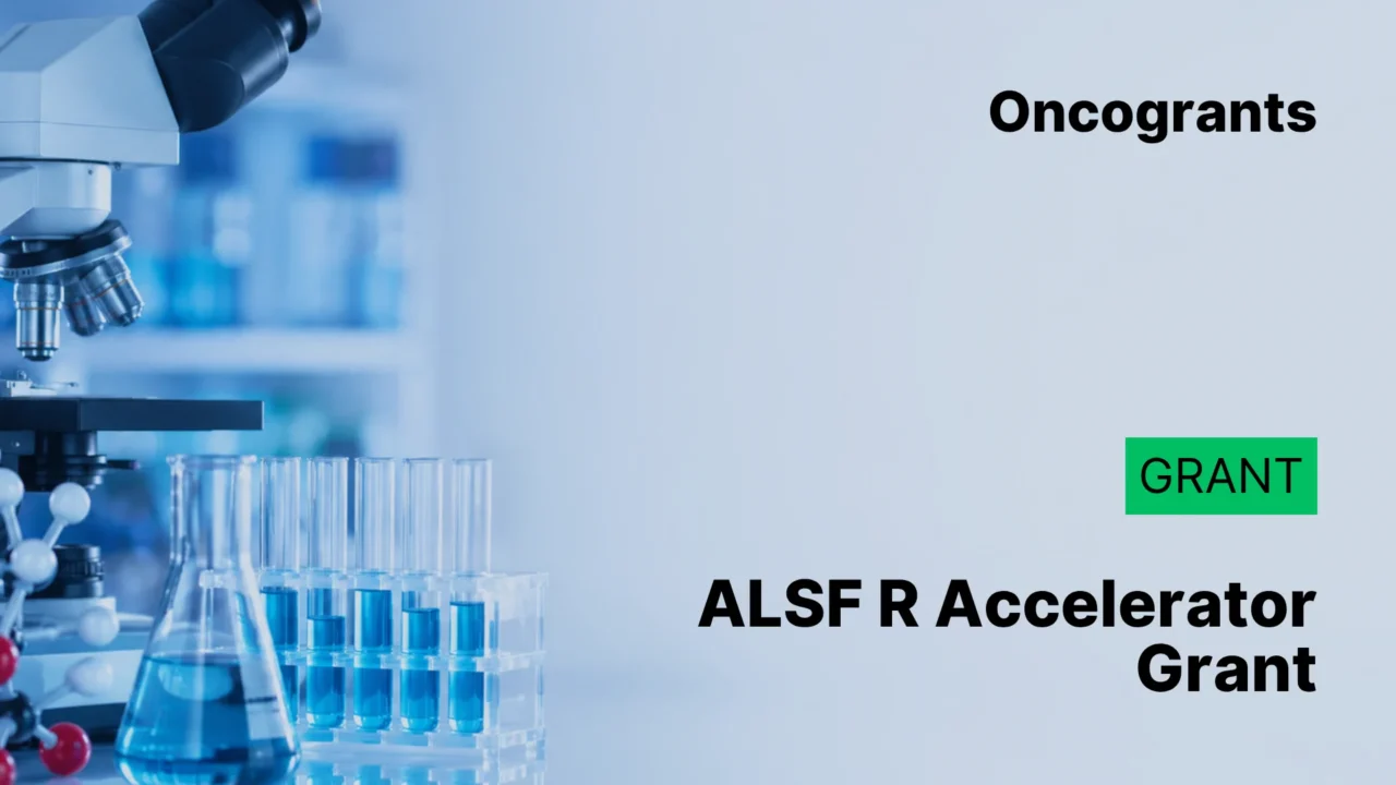 Alex’s Lemonade Stand Foundation — R Accelerator Grant