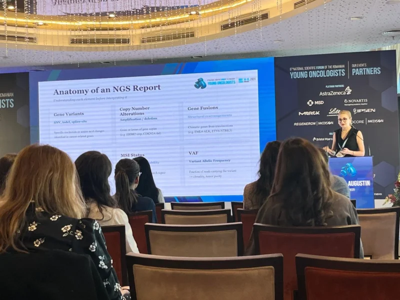 Iolanda Augustin: My Talk on NGS Report Interpretation at the Romanian Young Oncologists Forum 2 Iolanda Augustin