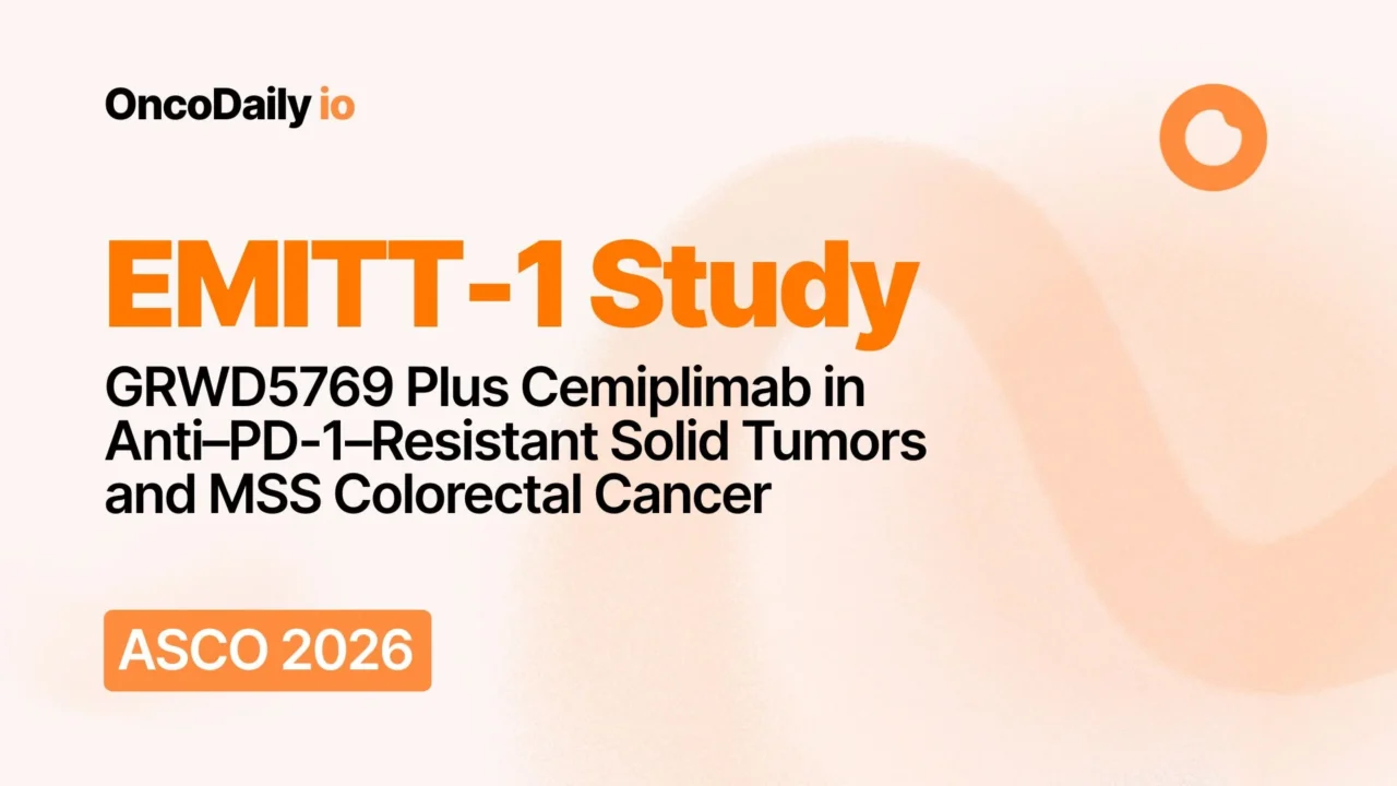 EMITT-1 Study: GRWD5769 Plus Cemiplimab in Anti–PD-1–Resistant Solid Tumors and MSS Colorectal Cancer