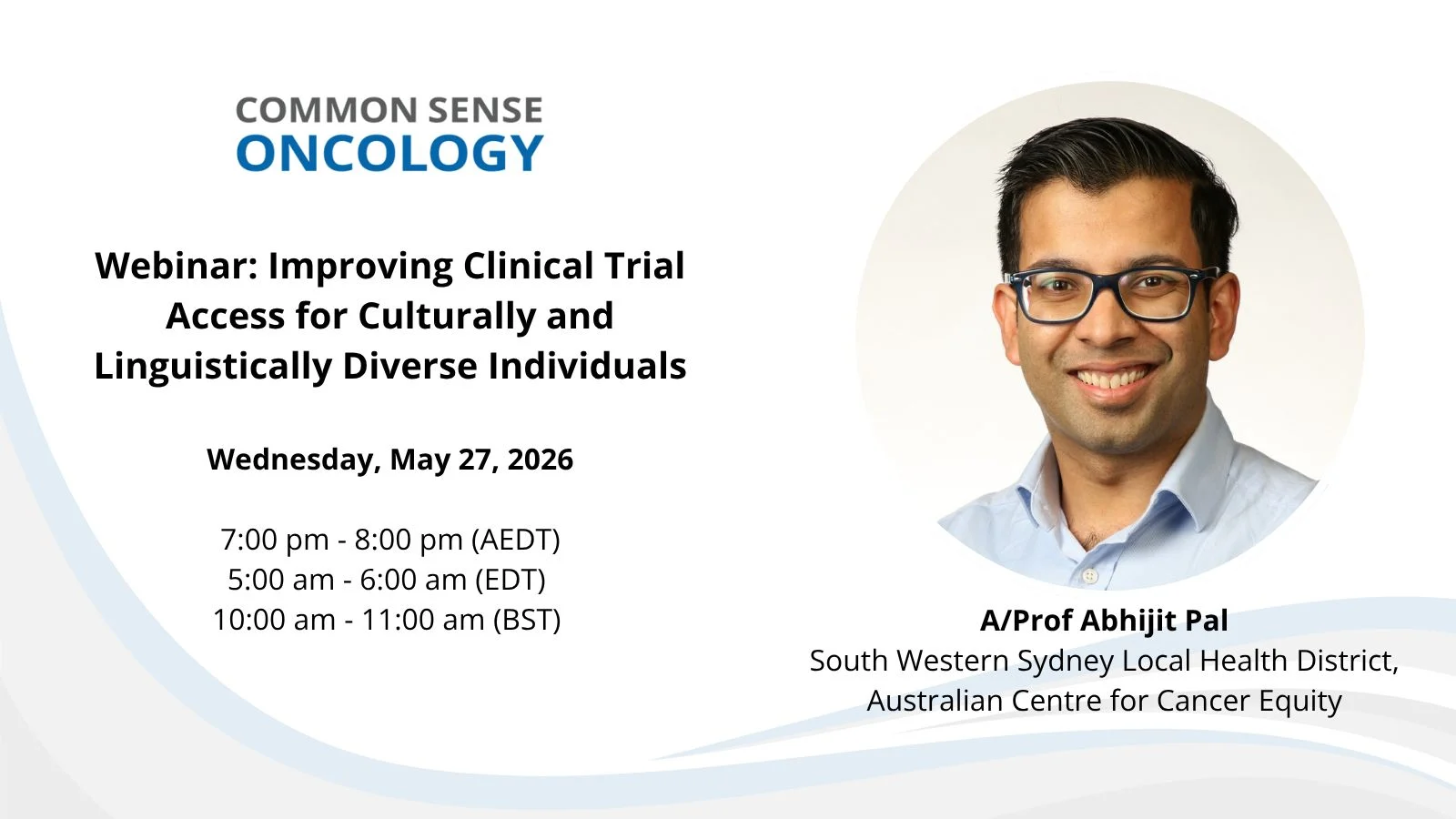 Common Sense Oncology (CSO)
