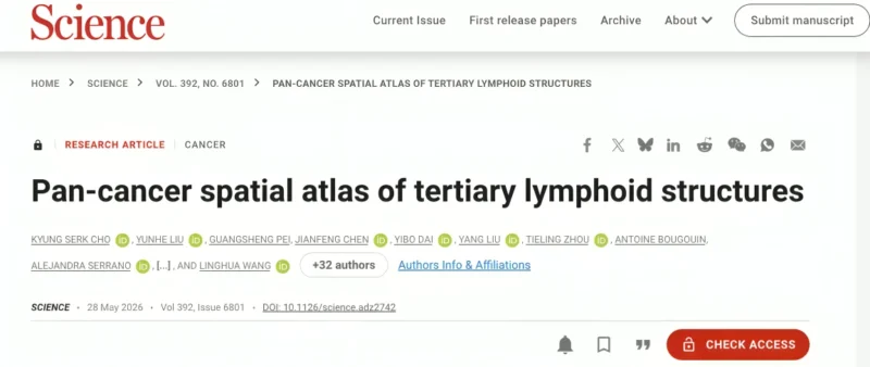 Yan Leyfman: Fascinating Landmark Pan-Cancer Study Decodes TLS Maturation and Antitumor Immunity 2 Yan Leyfman