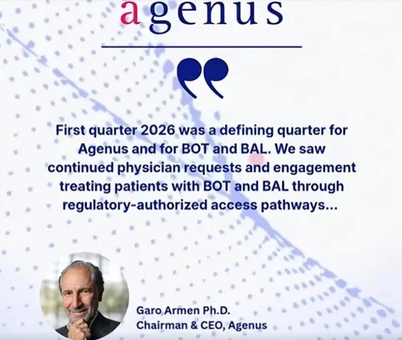 First Quarter 2026 was a Defining Quarter for BOT and BAL - Agenus 2 Agenus