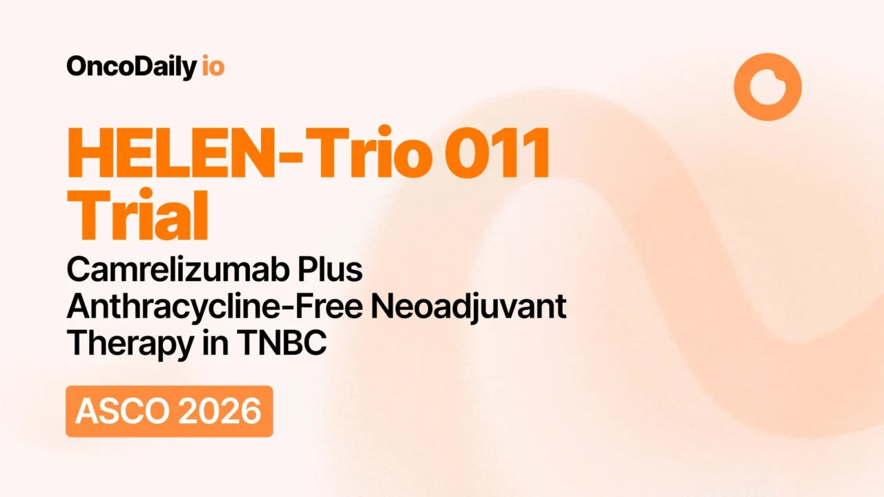 HELEN-Trio 011 Trial: Camrelizumab Plus Anthracycline-Free Neoadjuvant Therapy in TNBC