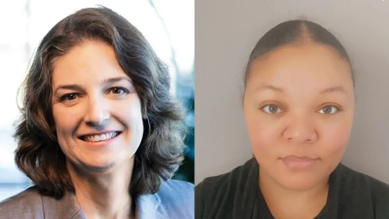 Crystal Denlinger with Taneal Carter: Come See Our Work on Health Equity Report Card at ASCO
