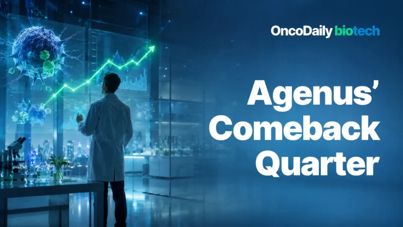 Agenus’ Comeback Quarter: From SEC Closure to Phase 3 Launch, BOT+BAL Enters Its Defining Year