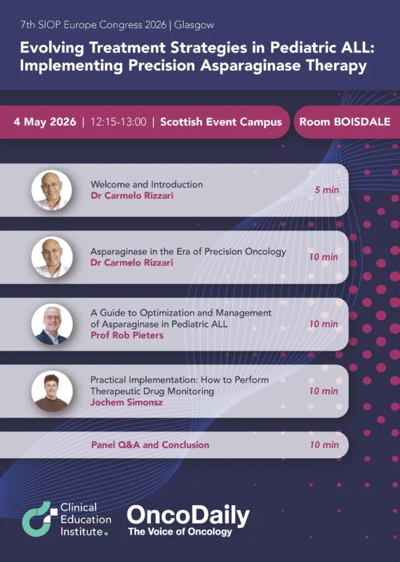 Join Us At SIOP Europe Congress 2026 For An Insightful Session On Pediatric ALL