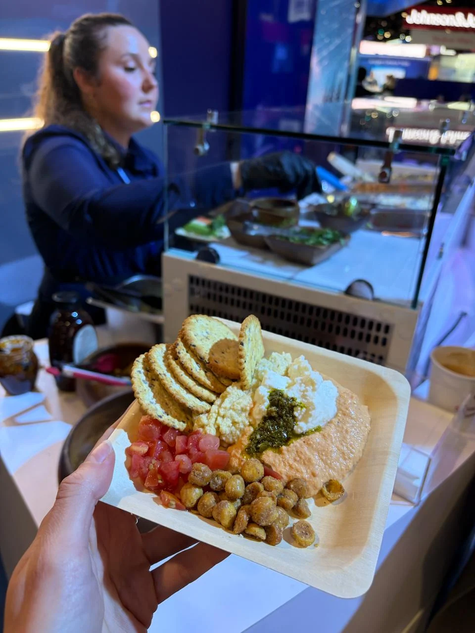 Best Food at ASCO 2026: A Booth-by-Booth Exhibit Hall Guide 2 Charcuterie cup at Iovance