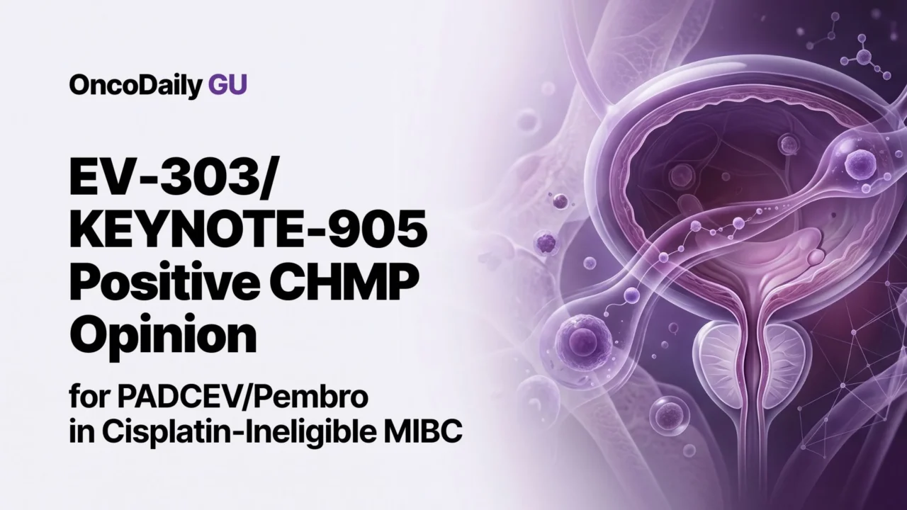 EV-303/KEYNOTE-905 Trial: CHMP Supports PADCEV + Pembrolizumab in Cisplatin-Ineligible MIBC