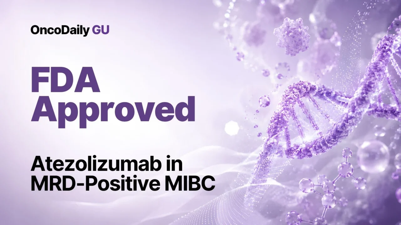 FDA approved Atezolizumab for adjuvant treatment of MDR–positive MIBC