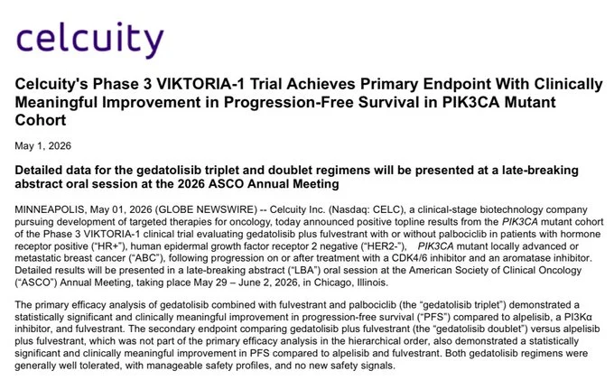 Paolo Tarantino: Positive Results From VIKTORIA-1 PIK3CA-Mutant Cohort