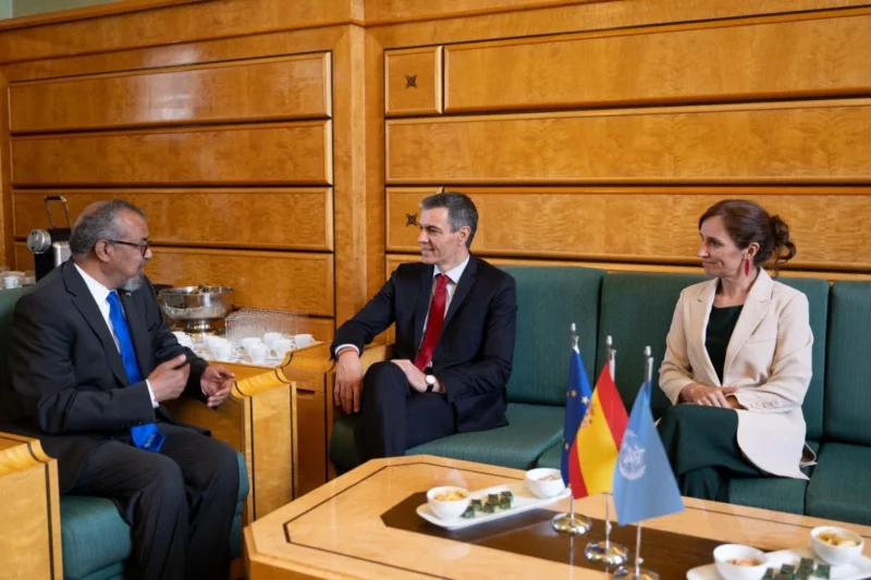 Tedros Adhanom Ghebreyesus: Pedro Sánchez Delivers a Masterclass on Shared Responsibility at WHA79 2 Tedros Adhanom Ghebreyesus: Pedro Sánchez Delivers a Masterclass on Shared Responsibility at WHA79