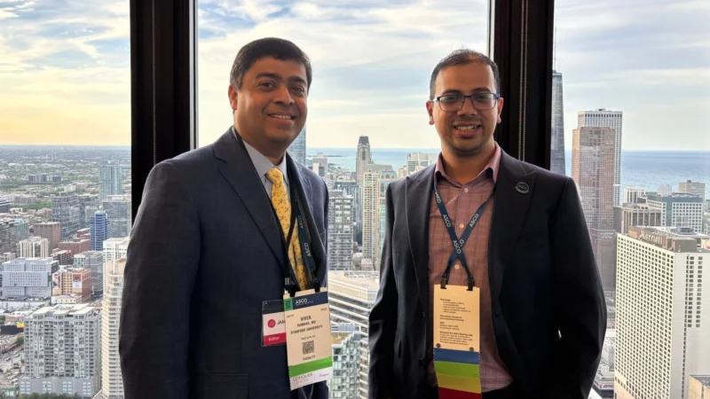 Vivek Subbiah: Wonderful to Meet Bishal Gyawali at JAMA Oncology Reception