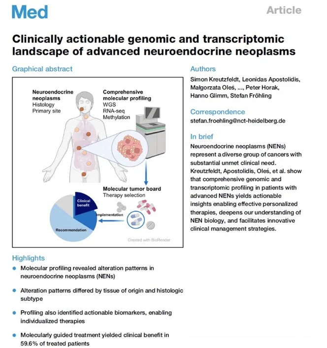 Thor Halfdanarson: Genomic and Transcriptomic Alternations in Advanced NENs