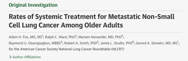 Simar Bajaj: Half of Patients With Stage IV Lung Cancer Do Not Receive Life-Extending Treatment