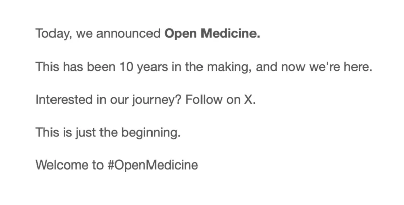 Allyson Ocean: Beyond Excited for The Official Launch of Open Medicine