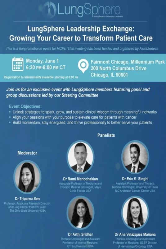 Triparna Sen: Looking Forward to the LungSphere Leadership Exchange Alongside ASCO