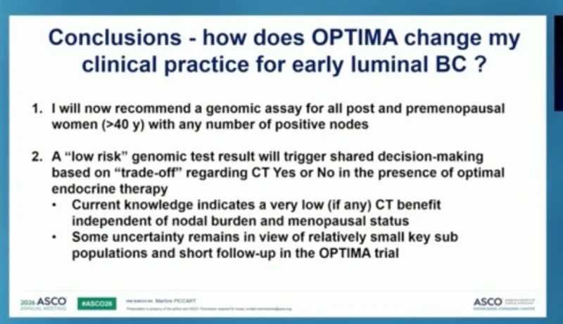 Sarah Sammons: How OPTIMA Changes Clinical Practice in Early Luminal Breast Cancer