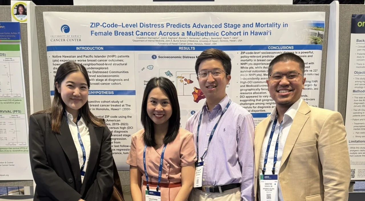 Sakditad Saowapa: ASCO26 Poster on Socioeconomic Disparities in Breast Cancer Outcomes in Hawai‘i