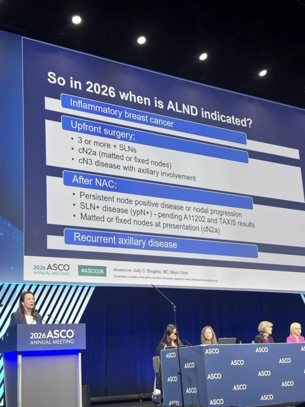 Sarah Sammons: ALND Indications in 2026 per Boughey at ASCO 2026 2 Sarah Sammons: ALND Indications in 2026 per Boughey at ASCO 2026