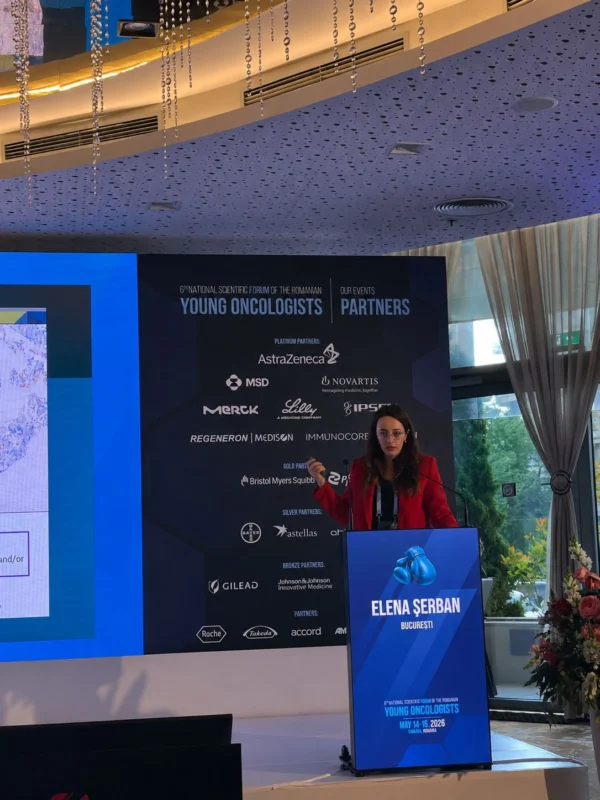 Elena Serban: Inspiring Scientific Discussions at the 6th Romanian Young Oncologists Meeting 2 Elena Serban: Inspiring Scientific Discussions at the 6th Romanian Young Oncologists Meeting