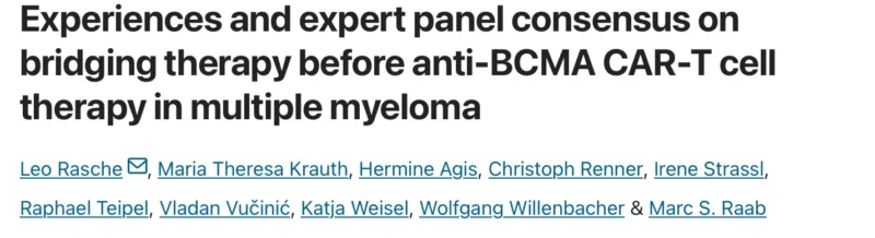 Rahul Banerjee: Bridging Therapy and CAR-T Outcomes in Multiple Myeloma 2 Rahul Banerjee: Bridging Therapy and CAR-T Outcomes in Multiple Myeloma