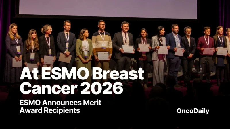 ESMO Announces Merit Award Recipients at ESMO Breast Cancer 2026
