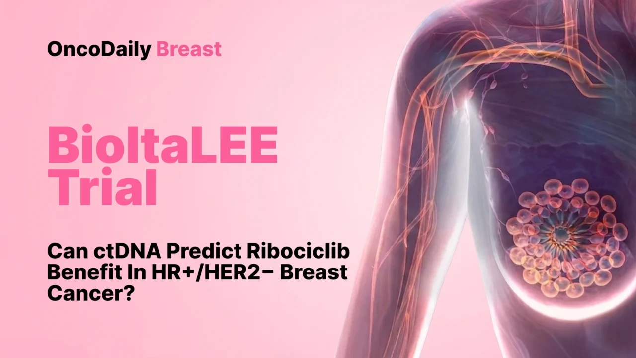 ctDNA Dynamics May Predict Ribociclib Benefit In HR+/HER2− Advanced Breast Cancer: BioItaLEE Trial
