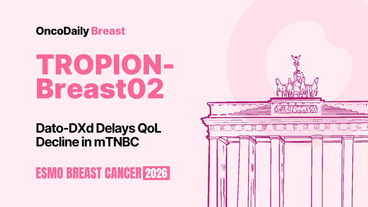 TROPION-Breast02: Datopotamab Deruxtecan Preserves Quality of Life in First-Line Metastatic TNBC