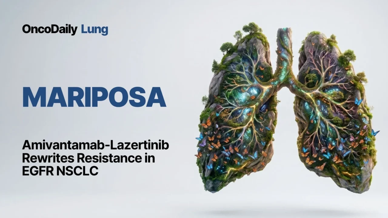 MARIPOSA: Amivantamab Plus Lazertinib Reduces EGFR/MET Resistance and Extends Second-Line Disease Control in EGFR-Mutated NSCLC