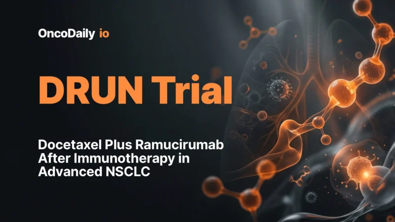 DRUN Trial: Docetaxel Plus Ramucirumab After Immunotherapy in Advanced NSCLC